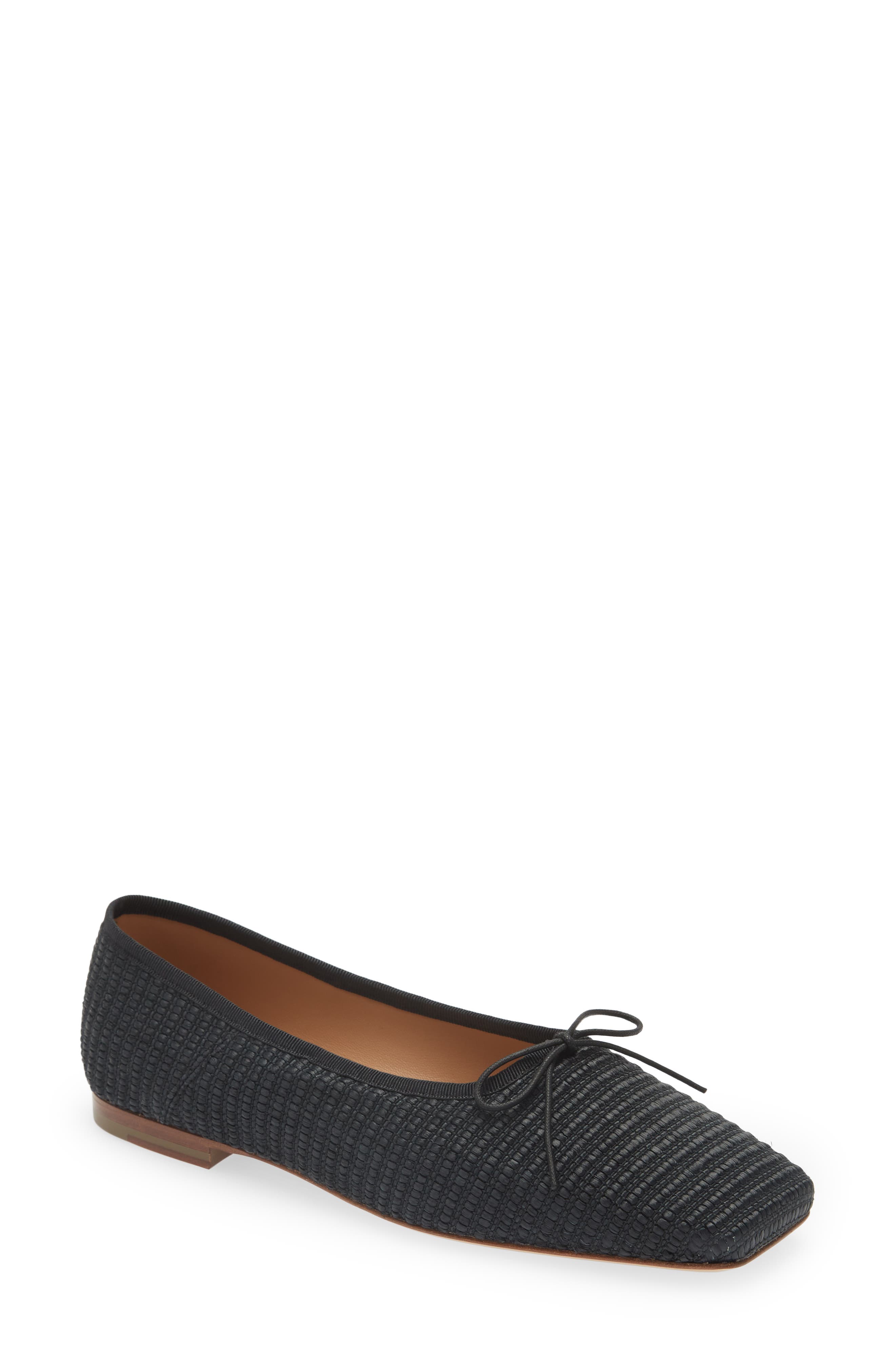 Mansur Gavriel Square Toe Ballerina Flat, Main, color, 