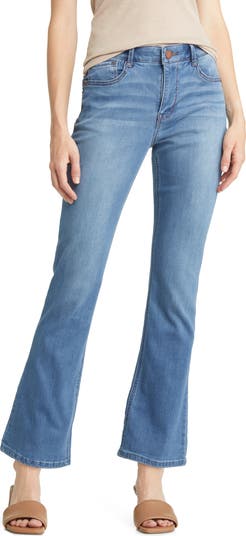 Wit Wisdom 'Ab'Solution High Waist Itty Bitty Bootcut Jeans