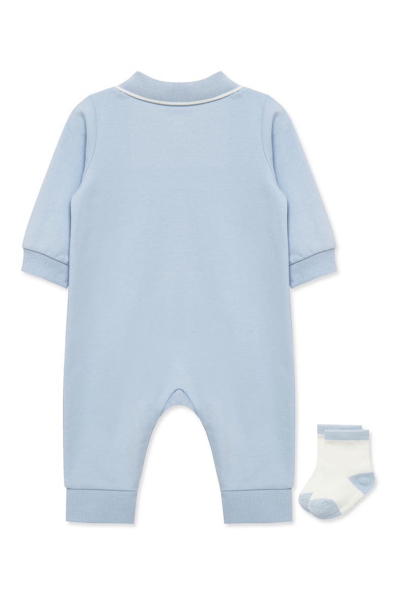 Kids' Bears Coverall & Socks Set, Alternate, color, BLUE