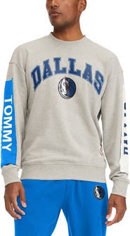 TOMMY JEANS Men's Tommy Jeans Gray Dallas Mavericks James Patch Pullover Sweatshirt