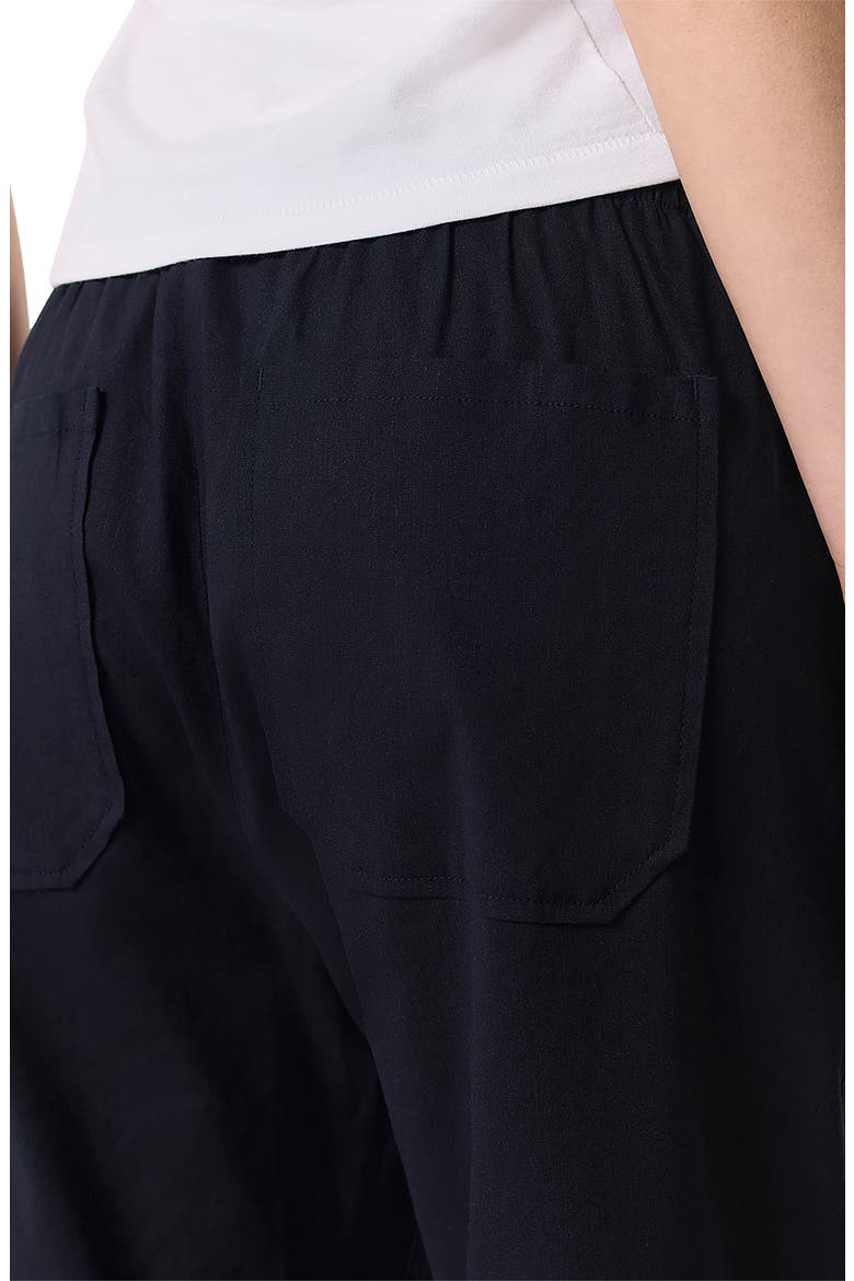 Logan Drawstring Linen Blend Pants, Alternate, color, SALUTE