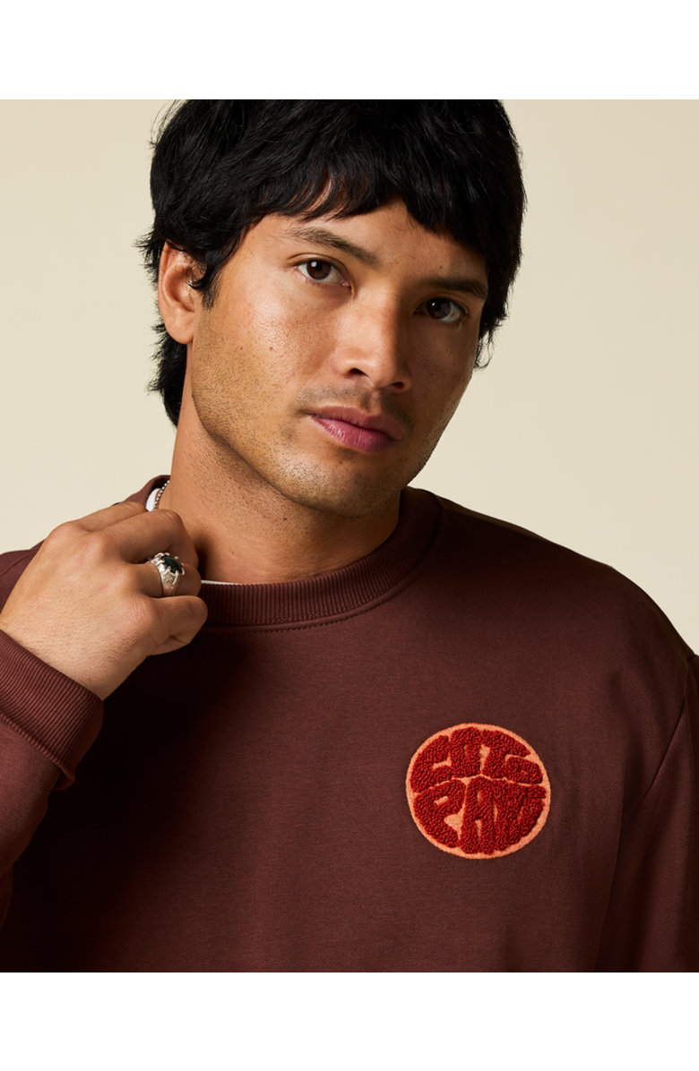 Cotopaxi Trail To Sea Crew Sweatshirt - Men's, Main, color, Sepia