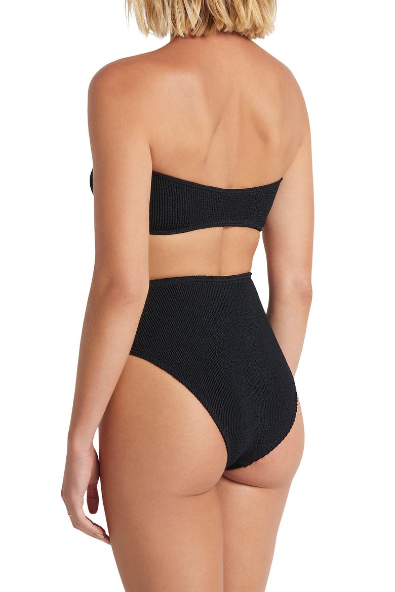 BOUND by Bond-Eye The Palmer Ribbed Bikini Bottoms, Alternate, color, BLACK