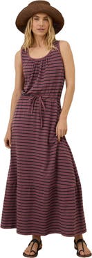 Pact Organic Cotton Relaxed Slub Tank Maxi Dress