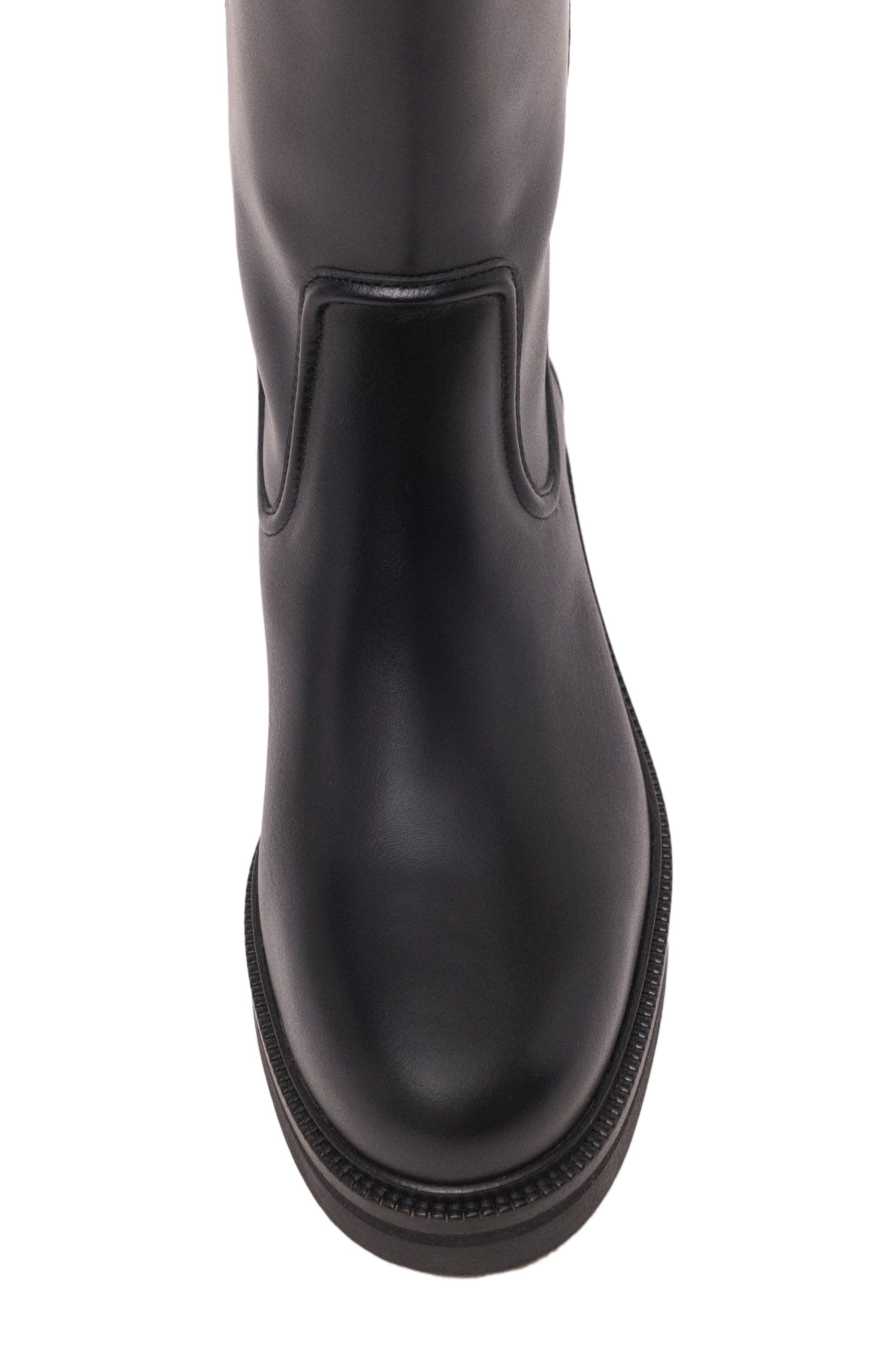 maje Leather boots, Alternate, color, Black