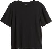 Rails Avery Short Sleeve Cotton & Cashmere Sweater