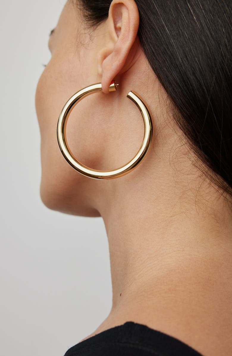 Jennifer Fisher Samira Hoops, 2-Inch, Alternate, color, Gold