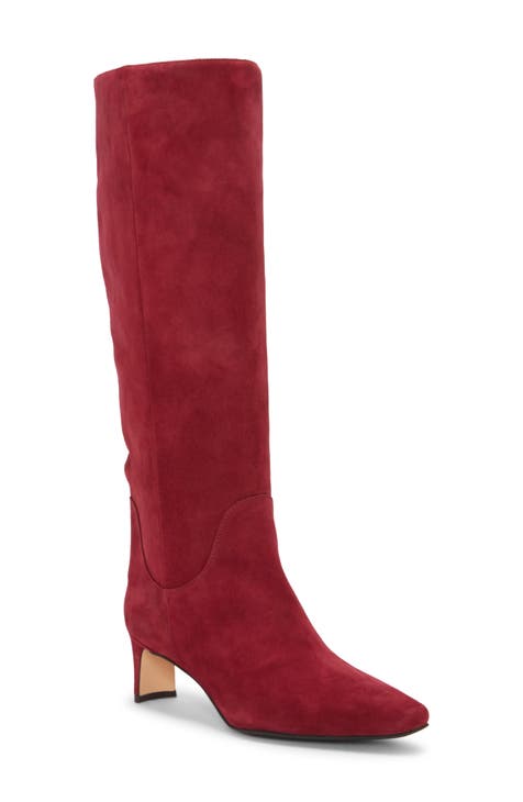 Nordstrom rack red boots fashion