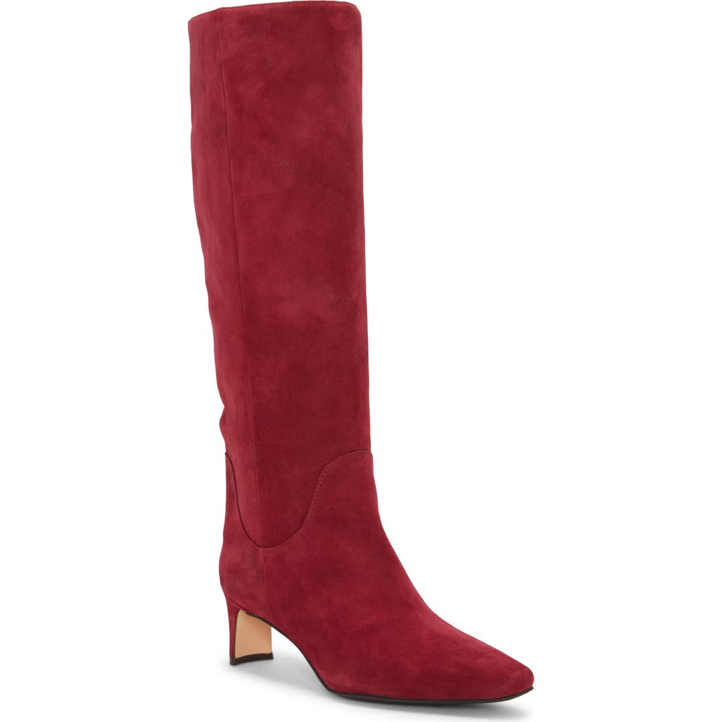 Vince Camuto Avriah Knee High Boot In Burgundy