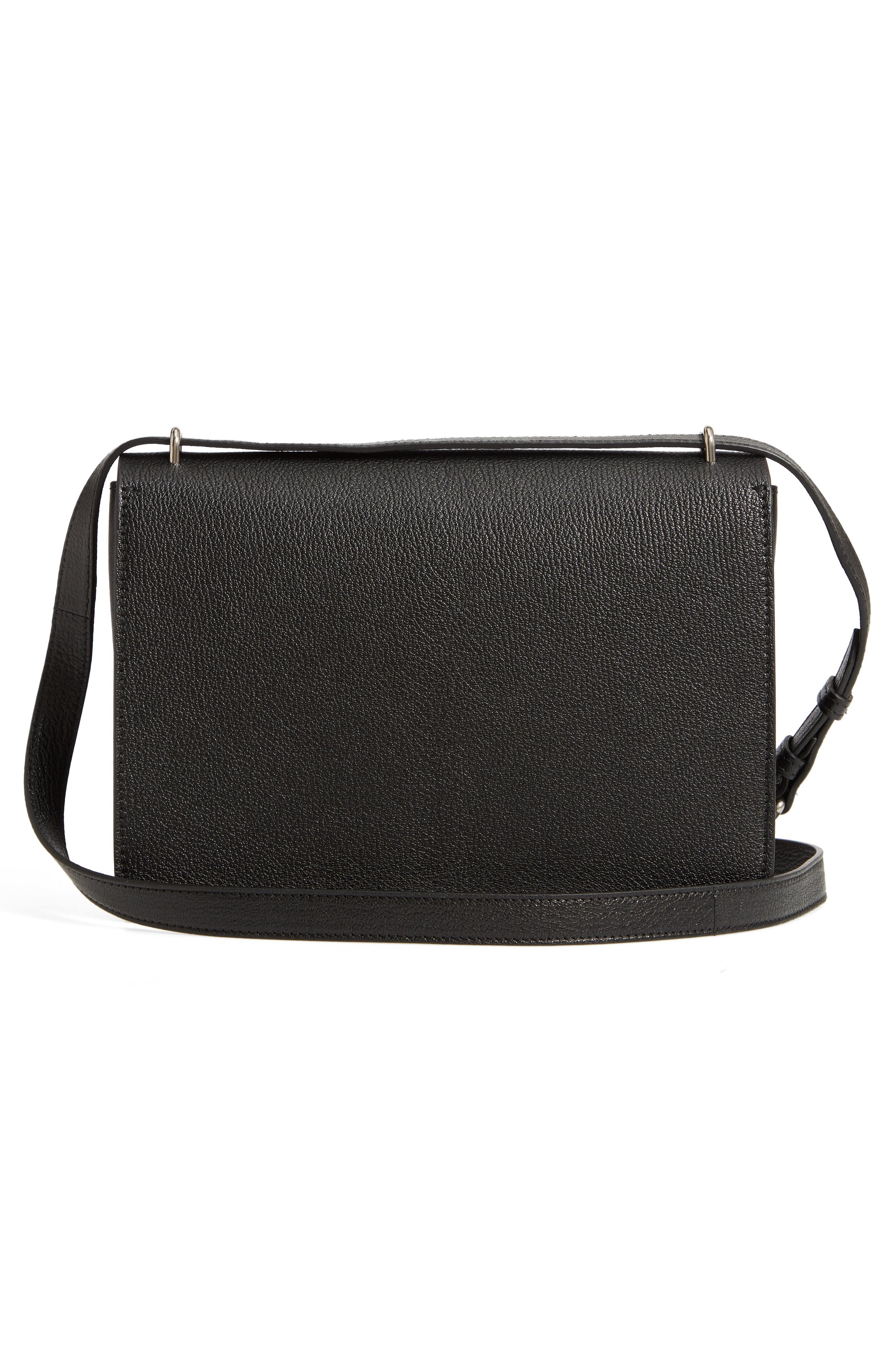 Burberry Medium D-Ring Vintage Check & Leather Crossbody Bag, Alternate, color, 