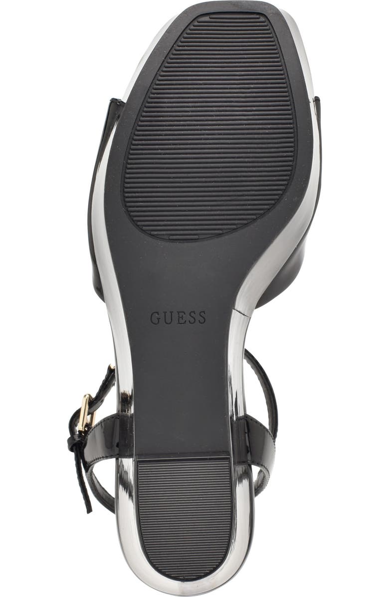 GUESS Zione Platform Wedge Sandal, Alternate, color,