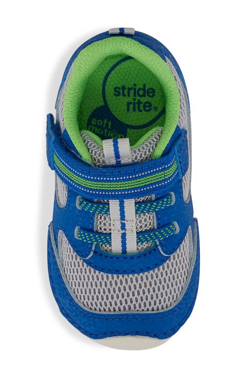Stride Rite Kids' Turbo Soft Motion™ Sneaker In Blue Grey