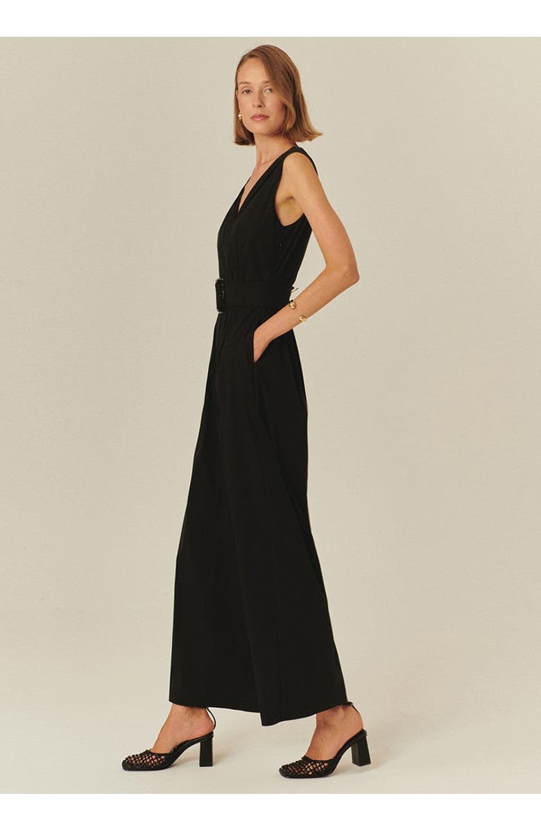 Exquise Alicia Jumpsuit, Alternate, color, Black