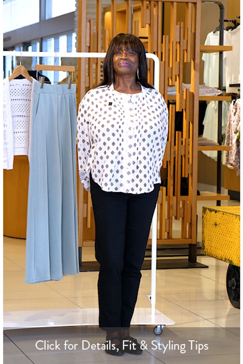 Lollie Mixed Print Cotton Blend Button-Up Shirt video