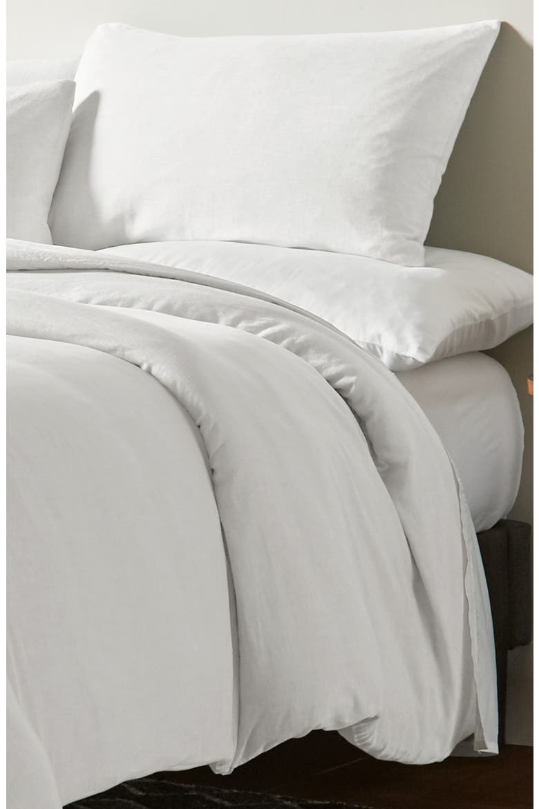 Dream Duvet Cover, Alternate, color, WHITE