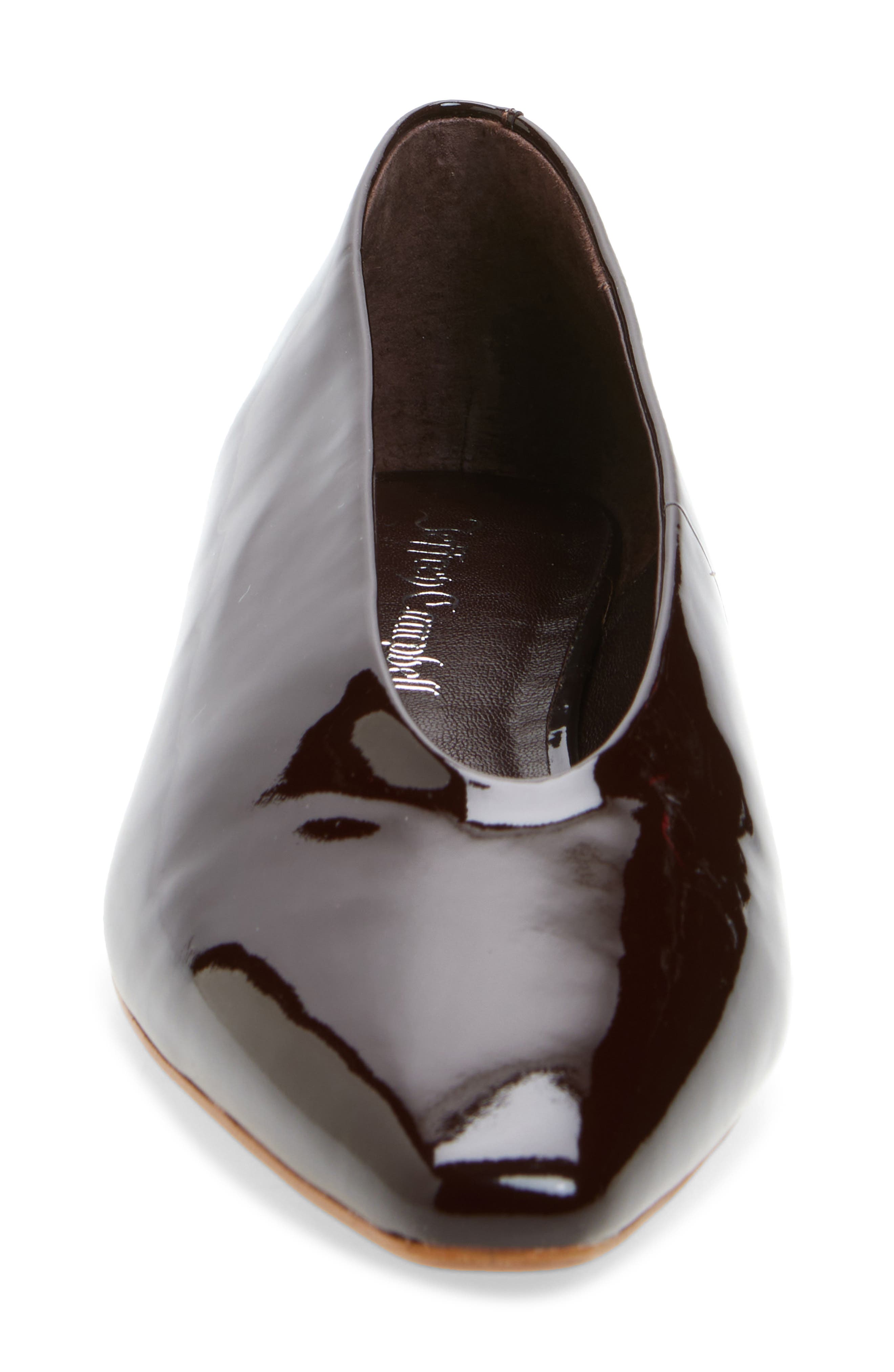 Jeffrey Campbell Hinted Pointed Toe Flat, Alternate, color, Coffee Patent