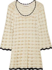 Zimmermann Rhiannon Crochet Cotton Minidress | Nordstrom