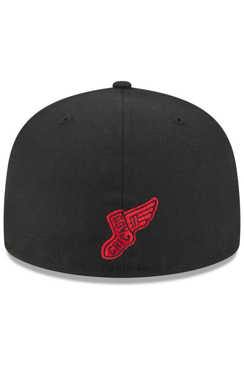 Men's New Era  Black Chicago White Sox 2025 City Connect Fan Pack 59FIFTY Fitted Hat, Alternate, color, Black