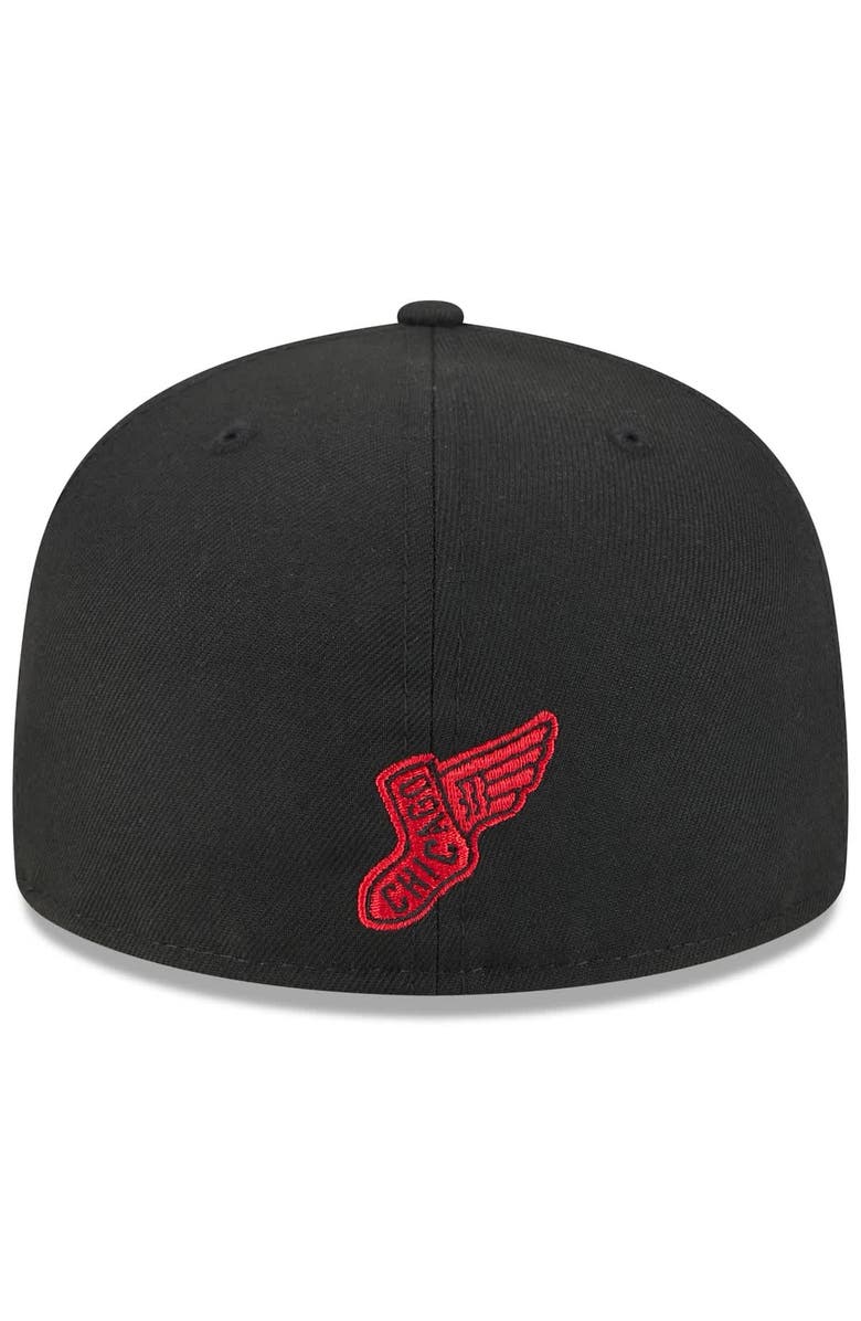 New Era Men's New Era  Black Chicago White Sox 2025 City Connect Fan Pack 59FIFTY Fitted Hat, Alternate, color, Black