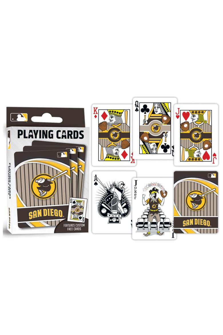 San Diego Padres - Friar Playing Cards, Alternate, color, Multicolor