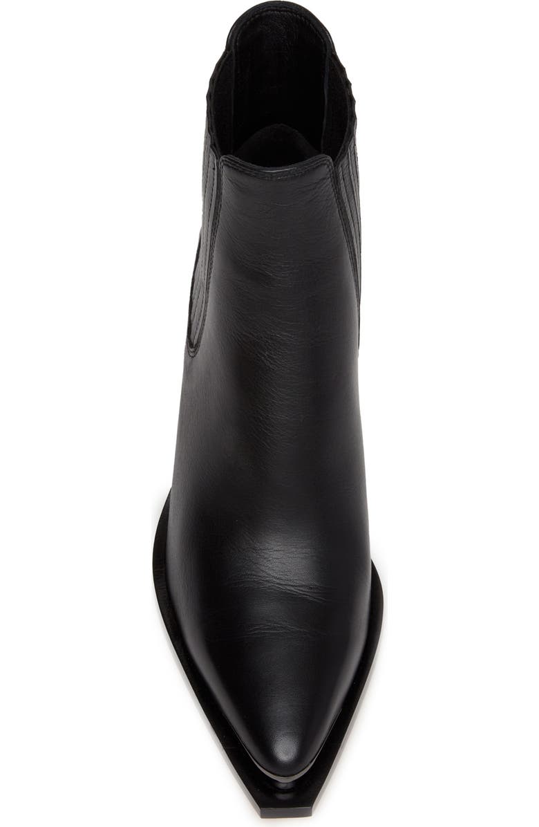 PAIGE Lyra Pointed Toe Chelsea Boot, Alternate, color, Black