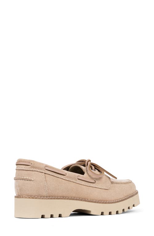 Donald Pliner Lug Sole Boat Shoe In Rosette