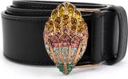 Kurt Geiger London Crystal Eagle Buckle Belt