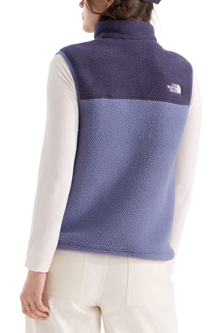 Yumori High Pile Fleece Vest, Alternate, color, GROUNDED PLUM/ ENDLESS DUSK