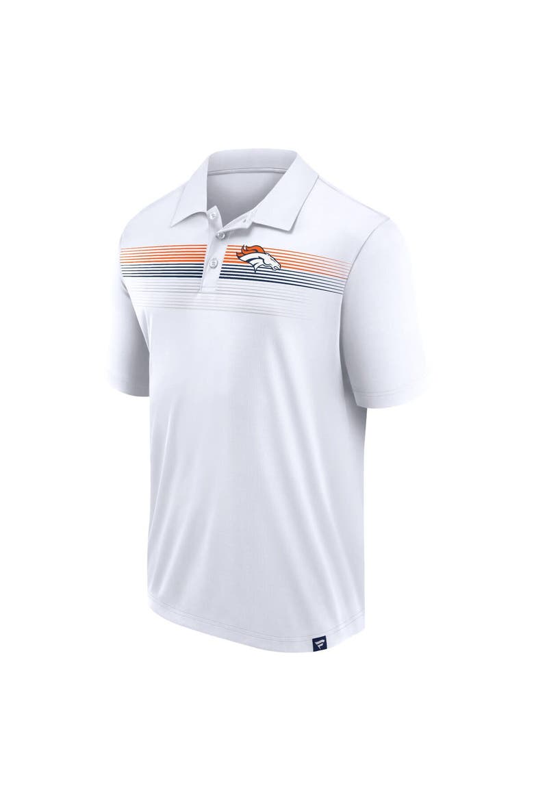 Men's Fanatics Branded White Denver Broncos Victory For Us Interlock Polo, Alternate, color, White