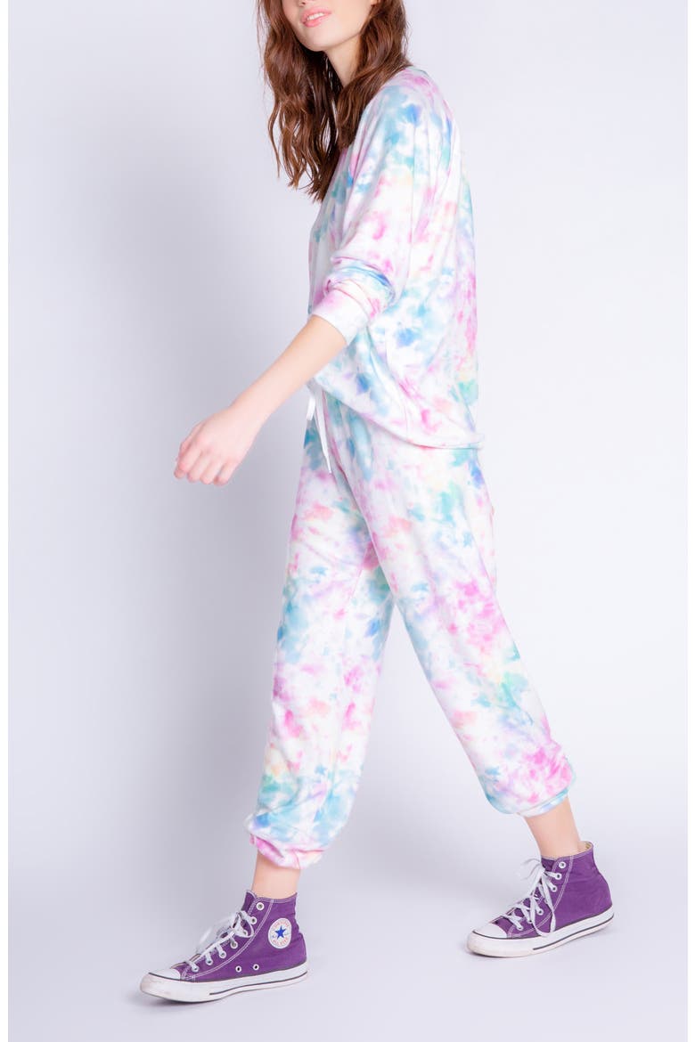 Sweatshirt & Joggers Lounge Set, Alternate, color, MULTI