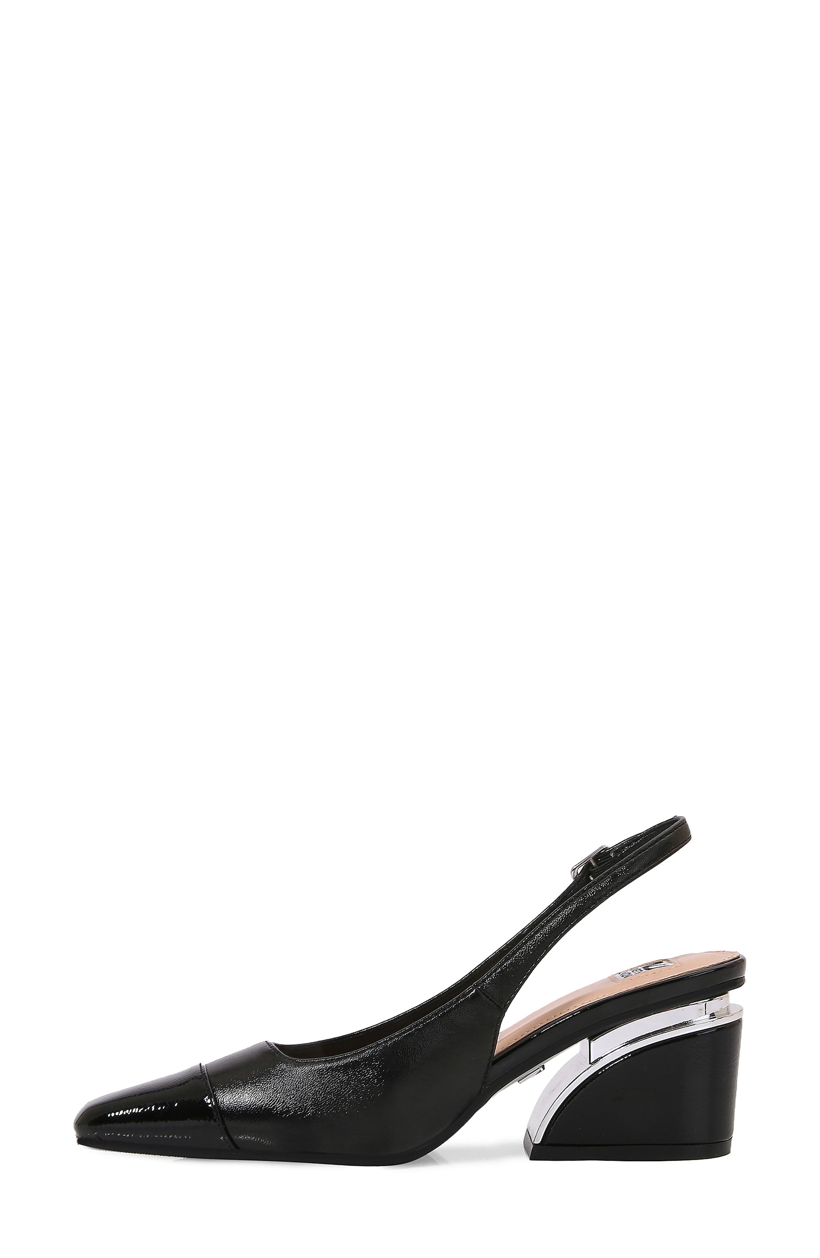 Hazel Slingback Pump, Alternate, color, BLACK