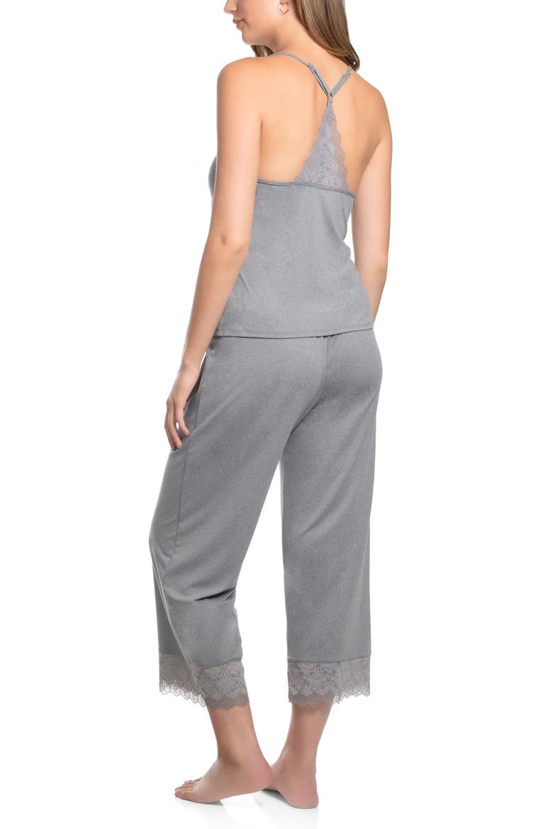 Sevilla Cami & Pants Pajama Set, Alternate, color, HEATHER GRAY