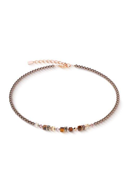 Coeur De Lion Princess Earth Glow Rose Gold Necklace