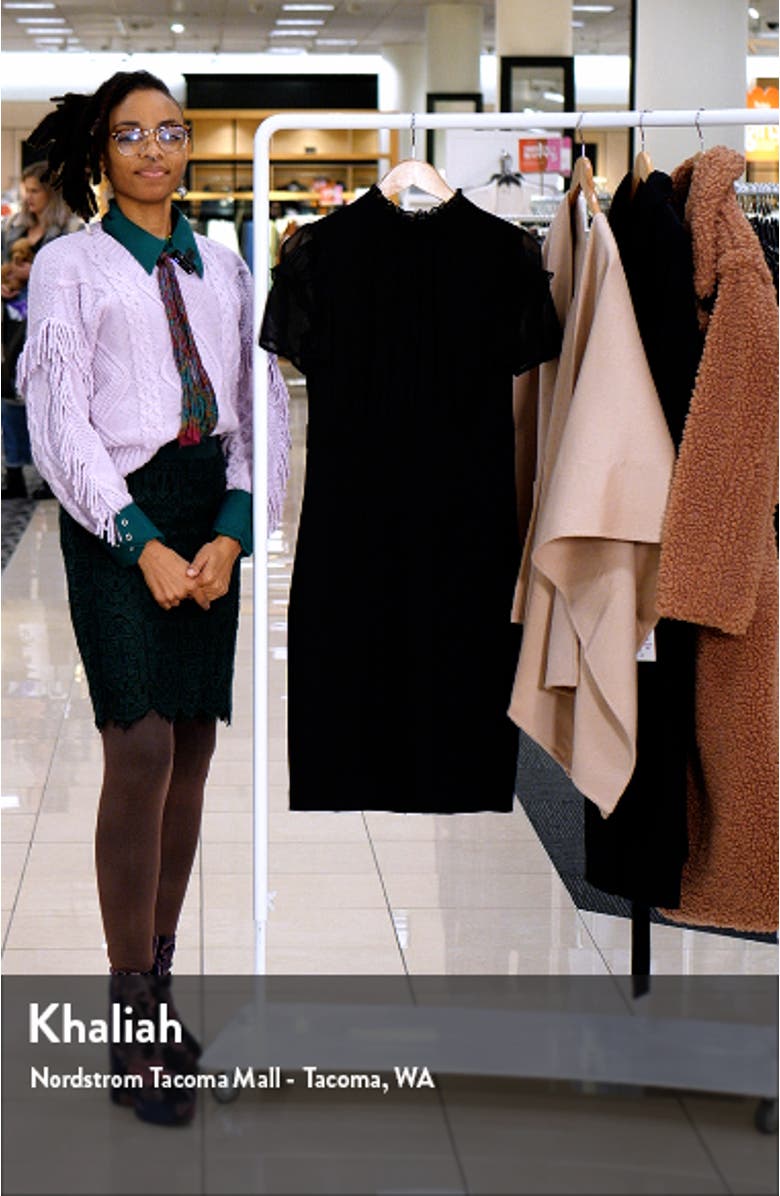 Chiffon Sleeve Sheath Dress, sales video thumbnail