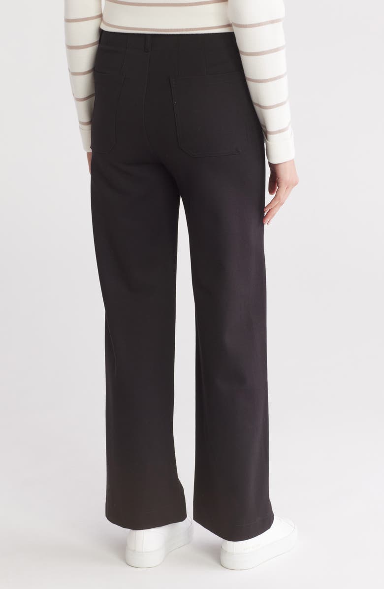 T Tahari Long Ponte Patch Pocket Pants, Alternate, color,