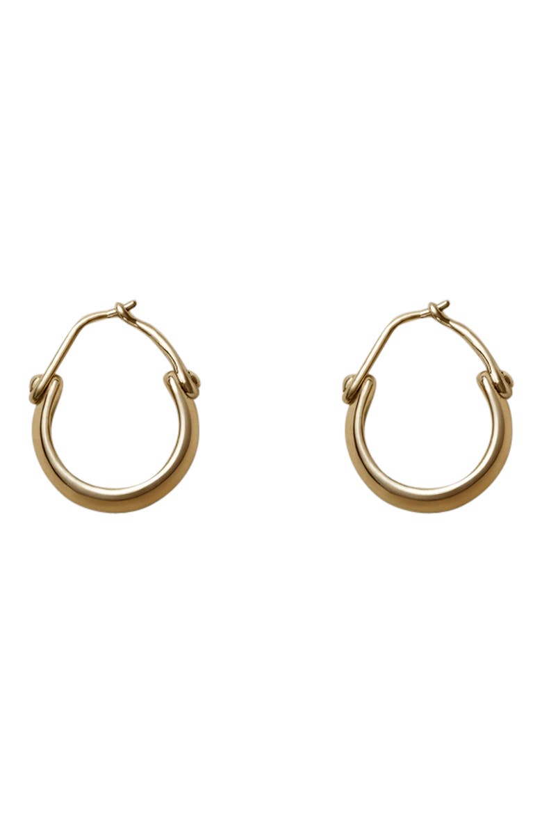 Sway Hoop Earrings, Main, color, GOLD