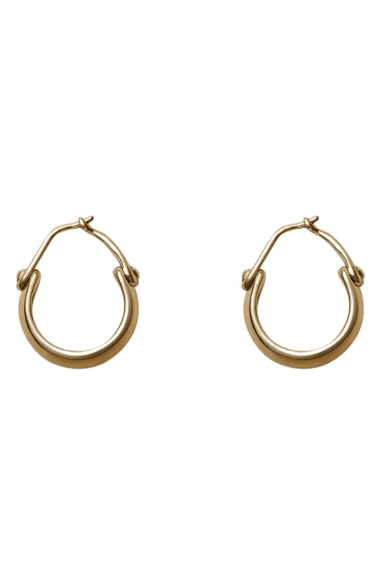 Annika Inez Sway Hoop Earrings, Main, color, Gold