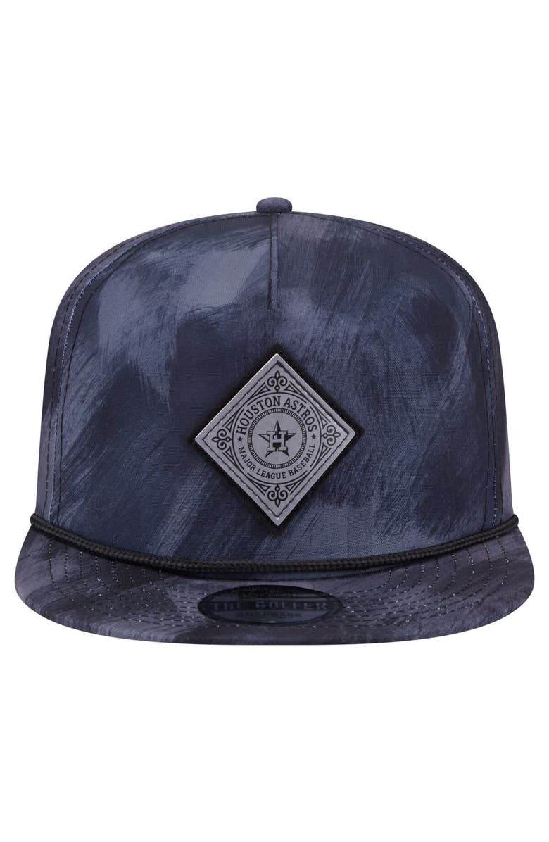 New Era Men's New Era Navy Houston Astros Printed Golfer Snapback Hat, Alternate, color, Navy