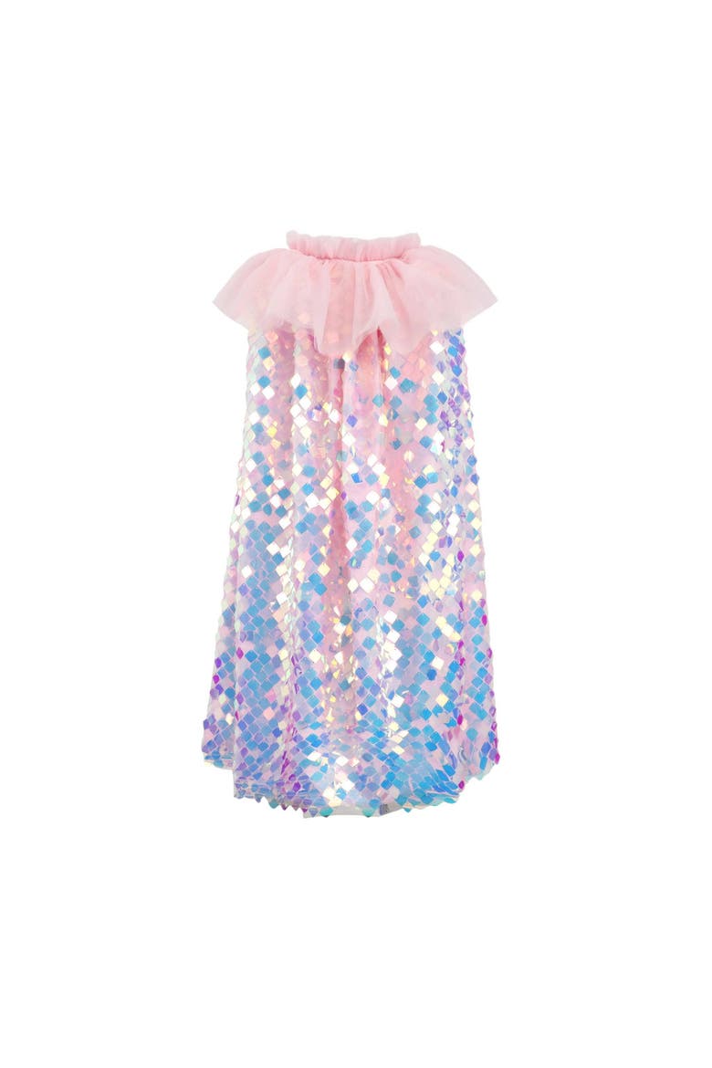 Mermaid Shimmer Cape, Main, color, Multicolor