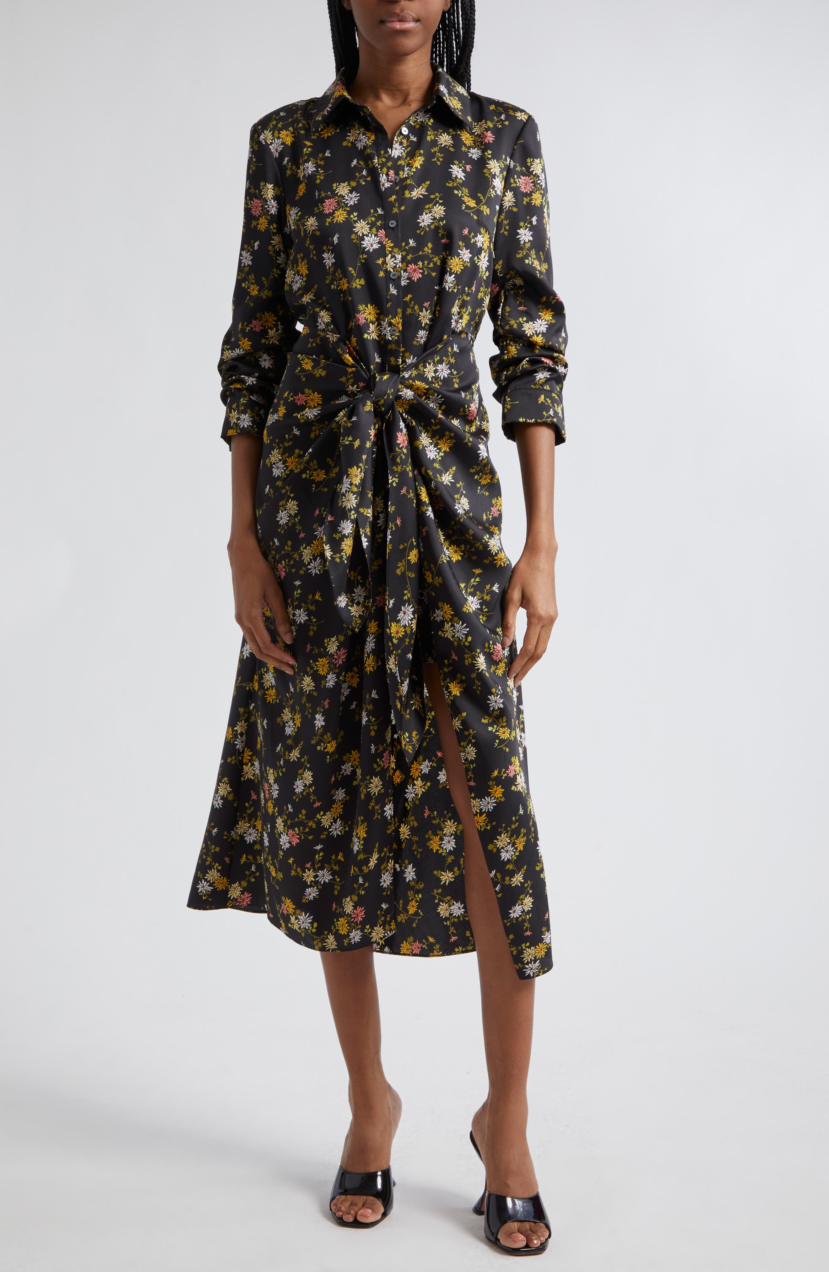 Cinq à Sept Jacey Floating Daisies Shirtdress