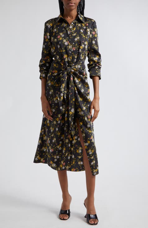 Jacey Floating Daisies Shirtdress