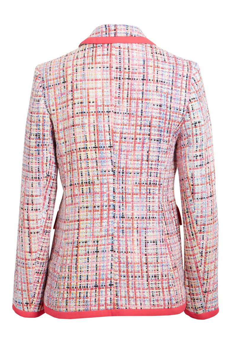 x Atlantic-Pacific Tweed Blazer, Alternate, color, PINK MULTI TWEED