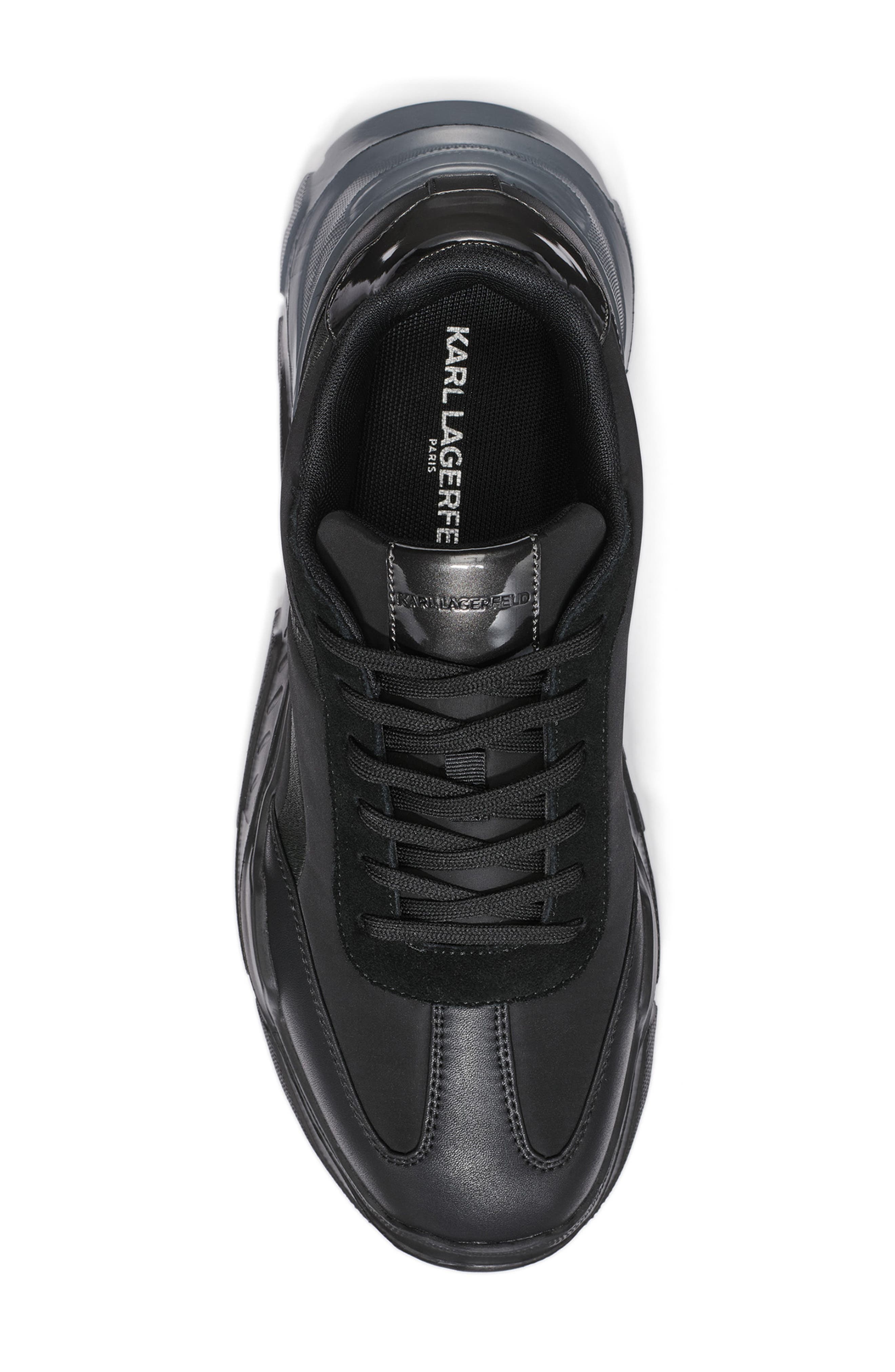 KARL LAGERFELD PARIS Racer Toe Runner Sneaker, Alternate, color, 