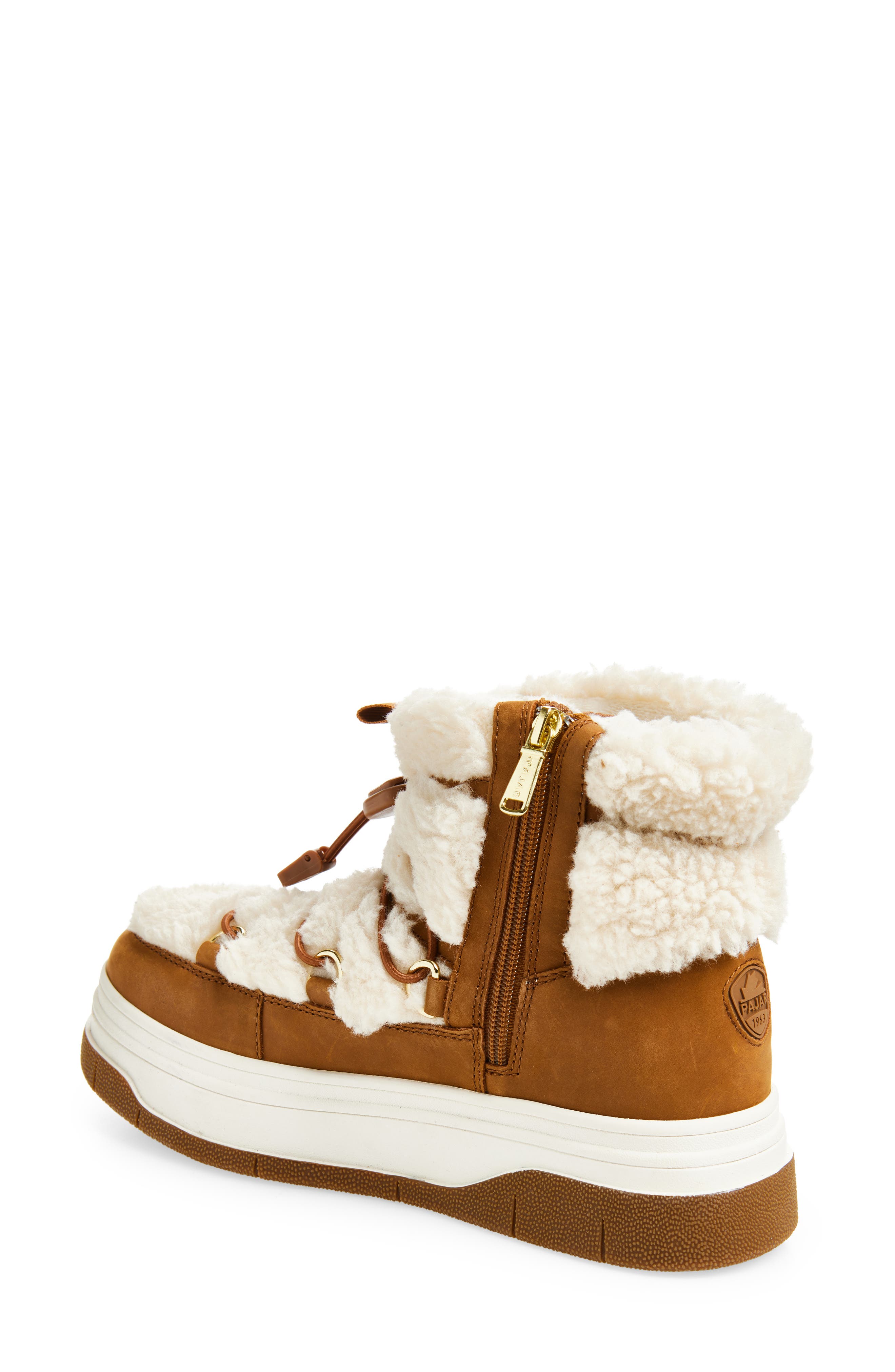 Pajar Janie Waterproof Insulated Platform Boot, Alternate, color, Tan