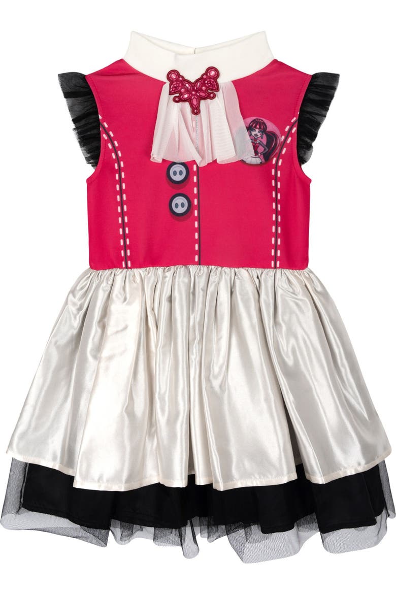 Draculaura Dress, Main, color, Fuchsia Black
