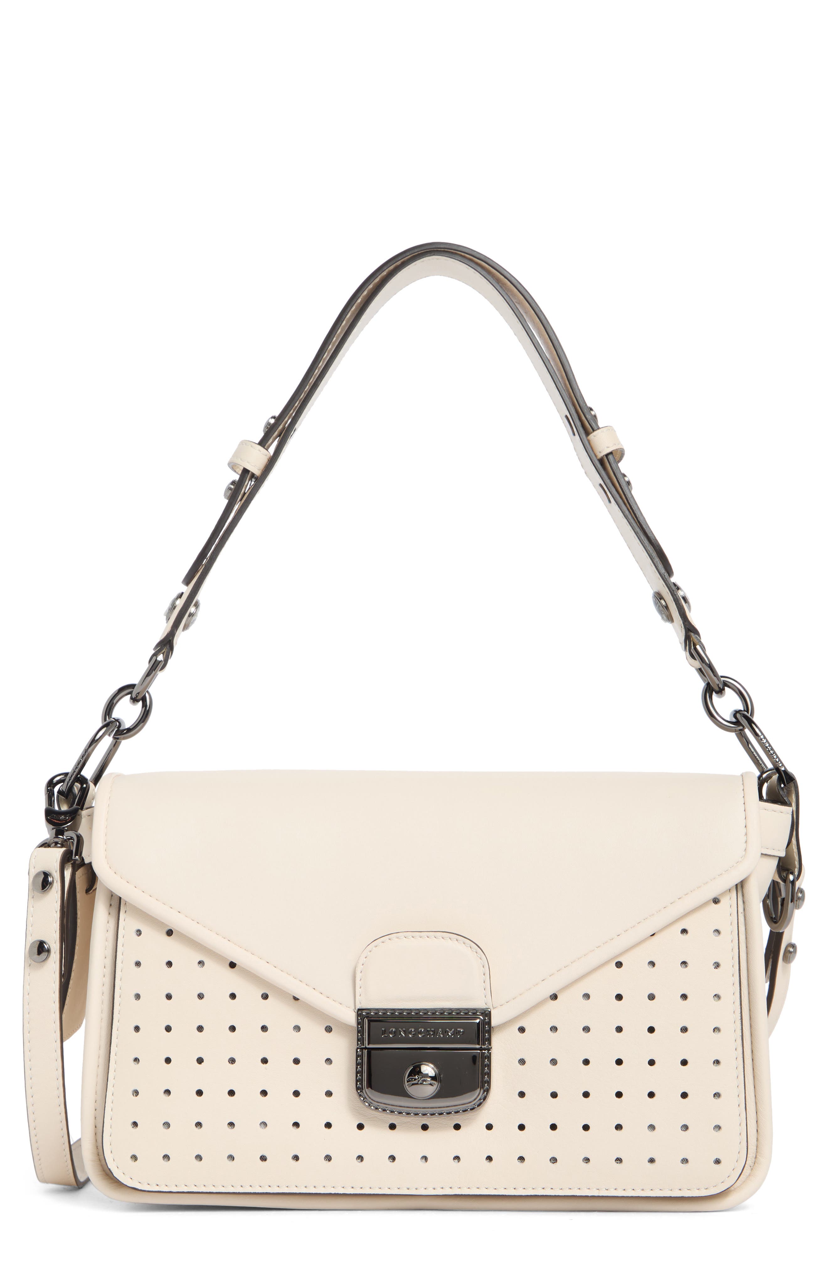 Longchamp Mademoiselle Medium Leather Satchel