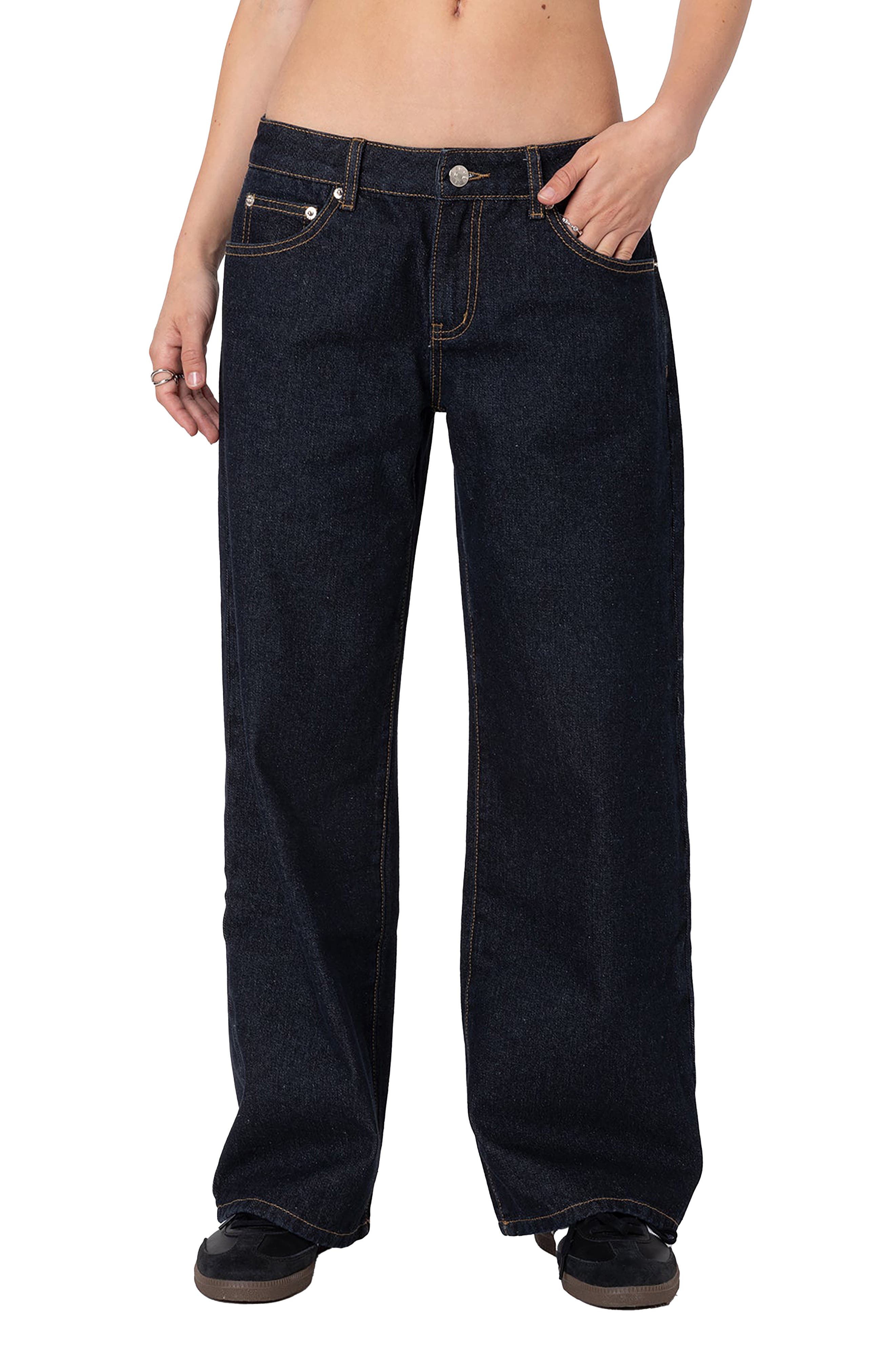Raelynn Washed Wide Leg Jeans