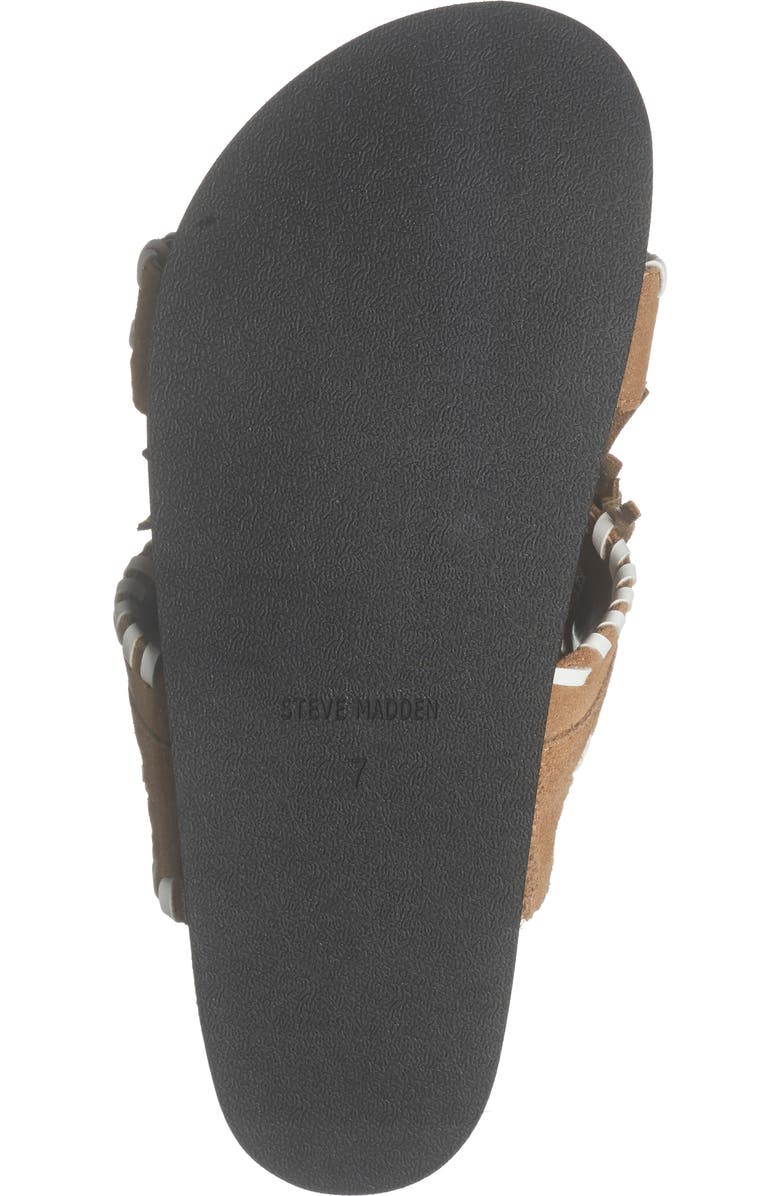 Steve Madden Lester Fringe Woven Sandal, Alternate, color,