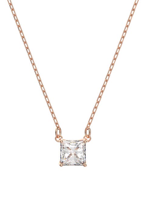 Attract Crystal Pendant Necklace