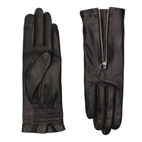 Agnelle Jane Lambskin Glove Lined In Black